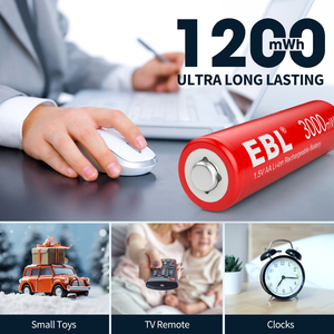 LCD hiển thị <span class=keywords><strong>1</strong></span>.2V AA AAA NiMH có thể sạc lại thông minh <span class=keywords><strong>Lithium</strong></span> đa chức năng EBL Loại C USB nhanh chóng sạc di động với <span class=keywords><strong>1</strong></span>.5V pin - Product Image 5