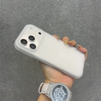 Coque de téléphone de luxe style Mecha mate pour iPhone 17 13 14 15 16 Pro Max avec bouton caméra et plaque arrière à pois, antichoc