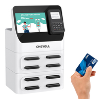 Distributeur automatique de batteries externes à 8 emplacements, location de chargeurs portables, borne de recharge de téléphone portable pour restaurant