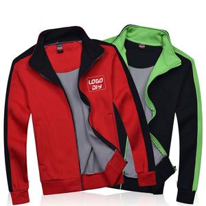 Chemise de sport à col montant zippé en coton coupe classique pour homme, style streetwear hip-hop, pull athlétique automne - Product Image 2