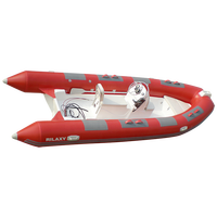 Certifié CE Vitesse Jet Boat PVC Nervure Léger En Aluminium Kayak Vitesse Ponton Radeau Aviron Yacht Sports Nautiques Rigide Gonflable