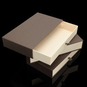 Leather Belt Cardboard Sliding Drawer Box Gift Packaging Box Drawer Box