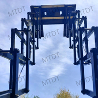 Plateforme élévatrice à ciseaux pour remorque à vendre, plateforme élévatrice hydraulique robuste, équipement de levage remorquable pour entrepôt et quai