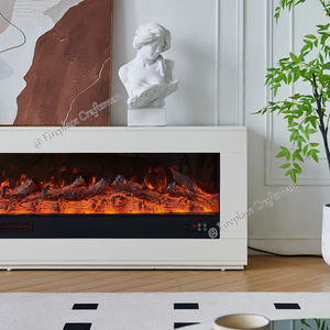 78 pollici di grandi <span class=keywords><strong>dimensioni</strong></span> legno <span class=keywords><strong>moderno</strong></span> bianco Led <span class=keywords><strong>camino</strong></span> elettronico riscaldatore TV Stand <span class=keywords><strong>camino</strong></span> elettrico - Product Image 6