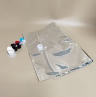 Envase Aséptico de Aluminio Tipo BIB para Whisky, Bebidas Energéticas, Vodka, Café - Reciclable, Tamaños Personalizables (3L/5L/20L) Dispensador