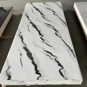 Chinese Manufacturer 1220x2440mm 3mm Pvc Marble Sheet Uv Coating Wall Panel Sheet