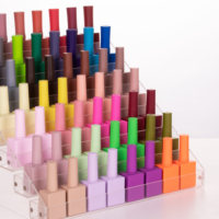 Kit Professionnel Personnalisable de Résine UV Gel pour Extension d'Ongles de Salon 15ml avec 60 Couleurs de Vernis Artistique et Flacon de Peinture à Ongles 7.5ml