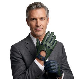 ถุงมือขับรถแบบยาวถึงข้อมือ เป็นมิตรต่อสิ่งแวดล้อม พร้อมดีไซน์ที่กระชับพอดีมือ สัมผัสนุ่ม จับถนัดมือ ออกแบบมาเพื่อความสบายและมีสไตล์ในการขับขี่ทุกครั้ง - Product Image 1