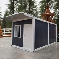 Maisons conteneurs démontables sur mesure de 20 pieds en gros, maisons miniatures en kit pour bureau, salon, chambre à coucher
