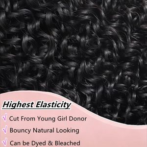 Extensions de <span class=keywords><strong>cheveux</strong></span> humains <span class=keywords><strong>bouclés</strong></span> birmans 20 22 24 pouces 3C/4A, mèches vierges avec pointes bouclées en <span class=keywords><strong>spirale</strong></span>, qualité 12A, non traitées, noir naturel - Product Image 4