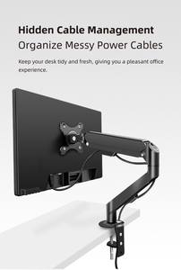 Ressort à gaz de bureau réglable M5B 17-34 "LCD LED écran incurvé moniteur et <span class=keywords><strong>support</strong></span> pour ordinateur <span class=keywords><strong>portable</strong></span> <span class=keywords><strong>Support</strong></span> de bras <span class=keywords><strong>articulé</strong></span> pour bureau - Product Image 5