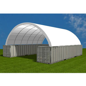 Abri de stockage en conteneur PVC fabriqué en Chine, pour entrepôt, équipement, stationnement, machine, auvent de protection solaire pour charbon - Product Image 2