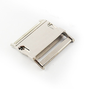 Hebilla Metálica de Doble Punta de 50 mm, Aleación de Zinc Plateada, Accesorio para Bolsos y Cinturones, Resistente al Desgaste, Componente de Fijación para Correas de Mochilas - Product Image 5