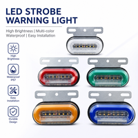 Feu de signalisation combiné 12V 24V, lampe LED latérale pour camion, remorque, camping-car, poids lourds