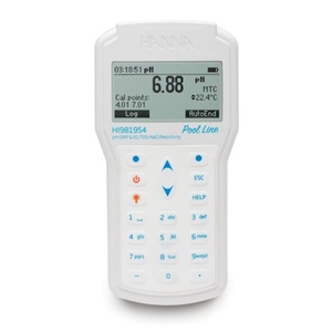 HANNA Pool Line - Mètre multiparamètres portable étanche pour pH/ORP/EC/Température/TDS/Conductivité - HI981954 - Product Image 1