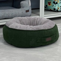 Lit pour chien ETRIP PET en forme de donut, ultra luxueux, taille moyenne, lavable, avec fond antidérapant, lits ronds pour animaux de compagnie