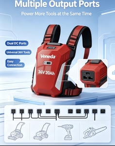 36V 20AH Baterai Lithium Ion Prisma Persegi Isi Ulang 720W untuk Mesin Pemotong Rumput Listrik, Alat Tenaga, dan Penyimpanan Ransel - Product Image 4