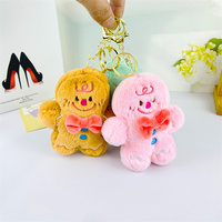 Usine personnalisé charme en peluche décor de Noël 3D Mini mignon oreiller pain d'épice porte-clés