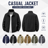Veste Homme Personnalisée de Haute Qualité avec Logo, Légère, Imperméable, Coupe-Vent, Coupe Ajustée, Style Formel, Fine, pour Uniformes Sportifs