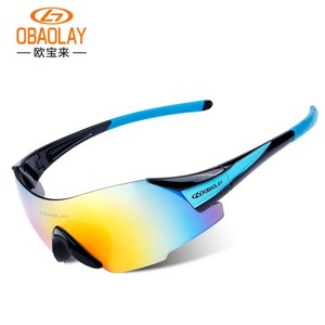 Lunettes de cyclisme sans monture OBAOLAY, verres en polycarbonate, protection UV, monture TR90, pour hommes, sports de plein air - Product Image 1