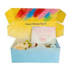 Caja de Envío Plegable Personalizada para Ramos de Flores, Caja de Cartón Resistente para Floristas y Regalos - Product Image 1