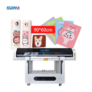 Imprimante à plat UV 9060 pour étiquettes, gobelets, enveloppes, autocollants avec système de nettoyage automatique à pression négative, fabricant professionnel - Product Image 3