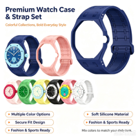 Nouvelle Arrivée Bracelet de montre en silicone, Bracelet de montre de poche modifié, Pratique, Fermoir magnétique, Bracelet de montre de haute qualité pour Swatchxap