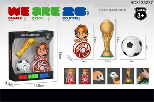 Promotion : <span class=keywords><strong>Pack</strong></span> assorti de 3 articles pour supporters de football : Mascotte, Tasse, Trophée, Sifflet et Fidget Spinner - Product Image 3