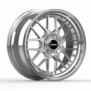 Jantes forgées NJQS personnalisées 5x120 <span class=keywords><strong>RS2</strong></span> à profil profond, finition argent brossé, 18 et 19 pouces, 2/3 pièces pour BMW F80 M3 Porsche - Product Image 2
