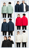 Combinaison de ski pour homme, veste polaire amovible pour l'extérieur, automne/hiver, trois-en-un, doublure intérieure rembourrée détachable, unisexe, coupe-vent