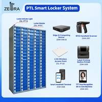 Étiquette électronique intelligente PTL, type bouton, avec localisation audio-visuelle, pour système de gestion d'entrepôt intelligent, Chine