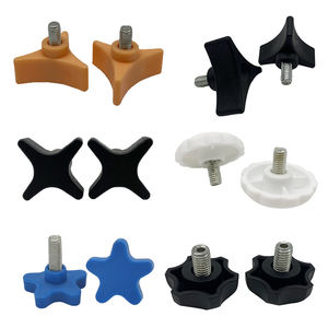 Pabrik tempat panas hitam baja nirkarat PP segitiga gagang mebel fitting perangkat keras - Product Image 2