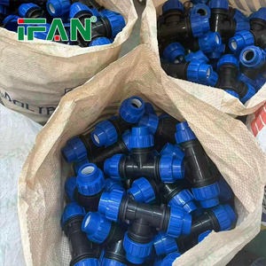 Fabbrica IFAN all'ingrosso HDPE raccordo sistema di <span class=keywords><strong>irrigazione</strong></span> PP <span class=keywords><strong>raccordi</strong></span> a compressione 20-110mm HDPE raccordo - Product Image 2