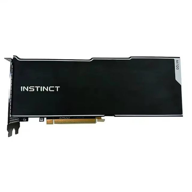 MI100 32GB GPU Accelerated AI Training & Deep Learning HBM2 Fan-Cooled PCIe 4.0 16X Used Graphic Card for Workstation/Desktop