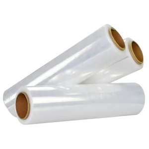 Industrial Heavy Duty Plastic Polyethylene Wrapping Manual Packing Film Jumbo Roll 50kg <b>Pallet</b> <b>Wrap</b> Stretch Film Hand - Product Image 1