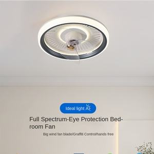 Nueva luz LED de ventilador de techo integrada inteligente transfronteriza ultrafina para sala de estar dormitorio moderno Simple garantía de 5 años - Product Image 3