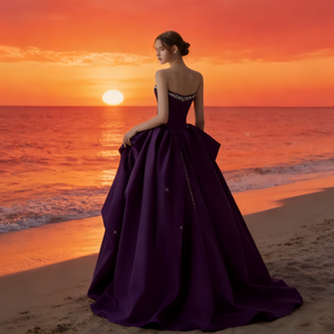 <span class=keywords><strong>Robe</strong></span> <span class=keywords><strong>de</strong></span> bal en tulle lavande grande taille, <span class=keywords><strong>robe</strong></span> <span class=keywords><strong>de</strong></span> soirée luxueuse sans bretelles pour bal <span class=keywords><strong>de</strong></span> promo, mariage léger et fête <span class=keywords><strong>de</strong></span> princesse - Product Image 3