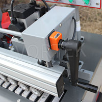 Machine automatique multifonctionnelle de chantournage de meubles à 45 degrés avec pré-fraisage, ponçage et collage pour la production de panneaux MDF