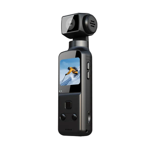 K1 4K Action <b>Camera</b> with External Microphone <b>Mini</b> Pocket Cam 270° Rotation Body <b>Camera</b> for Outdoor Sport Bike Travel - Product Image 2