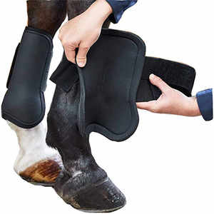 Venta caliente Neopreno Caballo Pierna Protector Tendón Botas Caballo Botas Leggings Brace Guard - Product Image 3