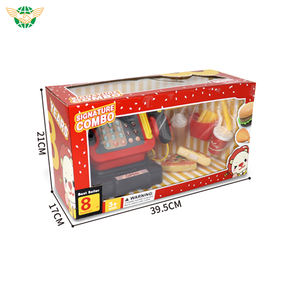 Faire semblant de jouer jouet préscolaire caisse enregistreuse électronique <span class=keywords><strong>pizza</strong></span> maison <span class=keywords><strong>restaurant</strong></span> jeu jouet cuisine jouets pour enfant - Product Image 6