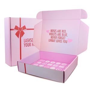 Free <strong>Sample</strong> Customized Pink Corrugated Gift <strong>Package</strong> Paper <strong>Box</strong> - Product Image 6