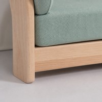 Canapé double pour enfants Chuangjin, fauteuil rembourré 2 places, structure en bois massif pour la maternelle Montessori, vente en gros