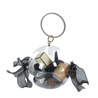 Fabricant de boules de bonbons en acrylique transparent boîte à bijoux cadeau de banquet de mariage en gros