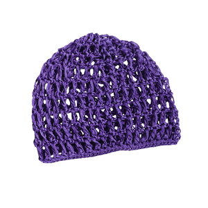 Gorros de malla unisex para el cabello, gorro de ganchillo, snood, gorro para dormir, turbante, envoltura para el cabello tejida a mano, para exteriores y playa - Product Image 5