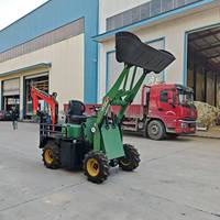 Caricatore Frontale Elettrico Compatto da 800kg a Zero Emissioni con Batteria e Certificato CE per Lavori Agricoli