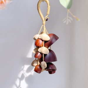 Campanas <span class=keywords><strong>de</strong></span> Viento Hechas a Mano con Cáscara <span class=keywords><strong>de</strong></span> <span class=keywords><strong>Coco</strong></span> Natural, Campanas <span class=keywords><strong>de</strong></span> Viento Rústicas Boho con Semillas <span class=keywords><strong>de</strong></span> Frutas para Decoración <span class=keywords><strong>de</strong></span> Jardín, Patio y Hogar - Product Image 4