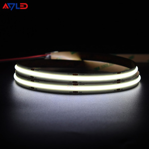 ADLED 528LEDs/m COB LED Strip 8mm Pcb Width Cuttable Linear IP65 DC12V/24V Ra90 Silicone Waterproof LED Light Tape - Product Image 2