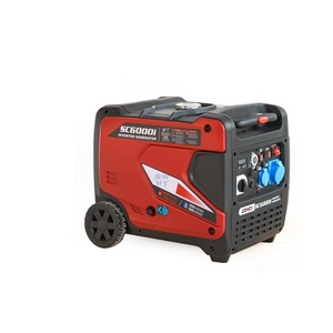 Générateur à essence silencieux à <span class=keywords><strong>inverseur</strong></span>, portable, démarrage <span class=keywords><strong>automatique</strong></span>, faible bruit, 5,5 kVA 6 kVA, pour le camping et la sauvegarde domestique - Product Image 1
