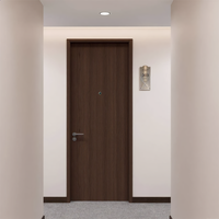 Ensemble de portes acoustiques personnalisées pour hôtel, porte en bois à double arrêt avec cadre pour les Philippines, la Malaisie et l'Indonésie